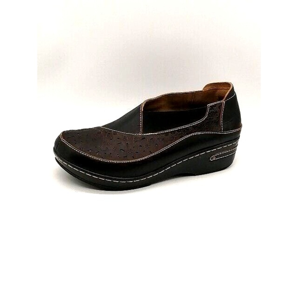 L'Artiste Spring Step Loafers Womens Brunbak Black EUR 41 Slip On Shoes Stretch